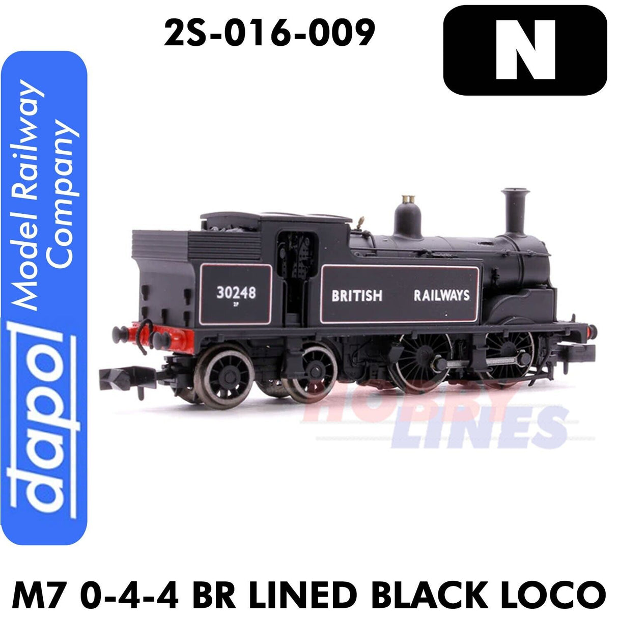 M7 0-4-4 British Rail Lined Black 30248 | Dapol | 2S-016-009