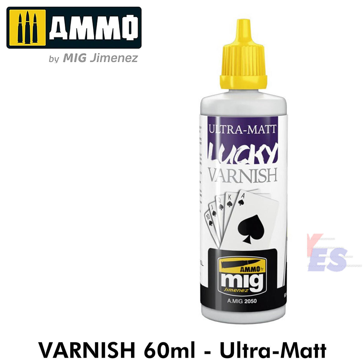 VARNISH Ultra-Matt/Matt/Satin/Glossy 60/17ml Full Range AMMO By Mig Jimenez