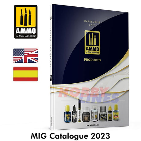 2023 CATALOGUE Full Colour 166 pages English/Spanish AMMO Mig Jemenez Mig8300