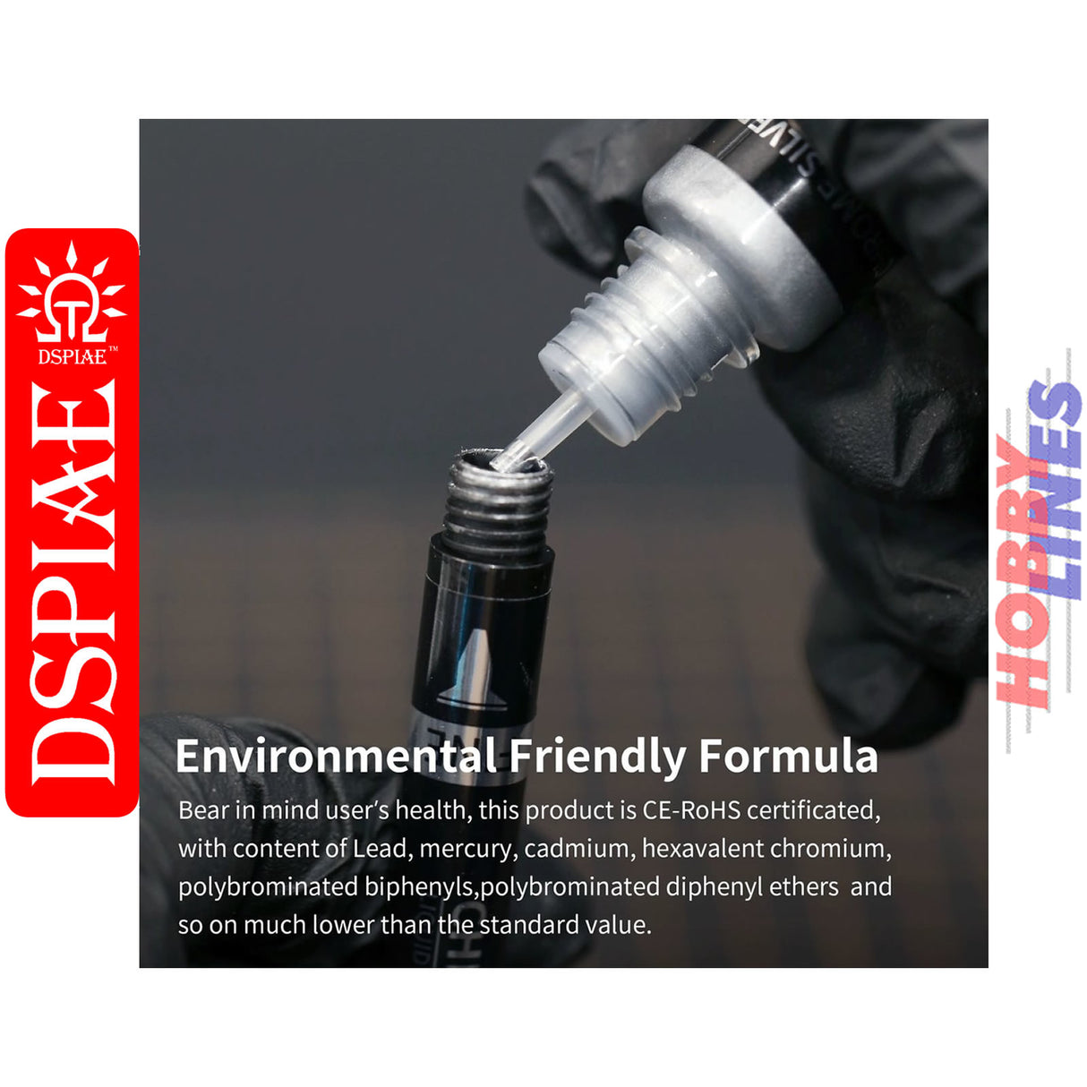 CR-10 Chrome Silver Refill For Markers -10ml | DSPIAE | DS016