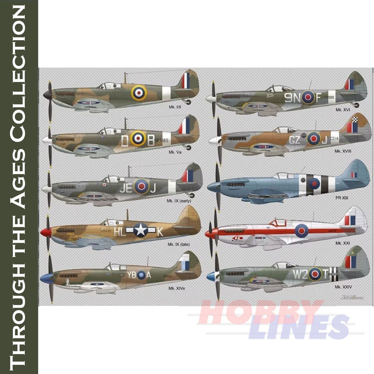 * Damaged Box * Spitfire -  Through the Ages puzzle - 1000pc | Coach House Partners | CHP0125