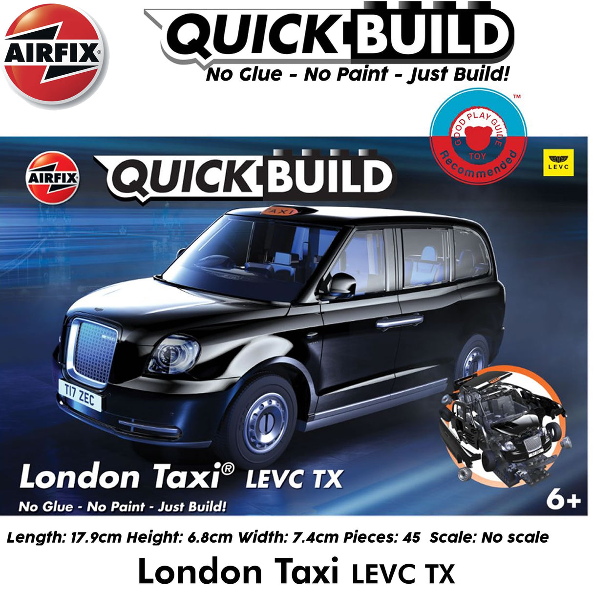 London Taxi LEVC TX - Model Kit | Airfix | J6051