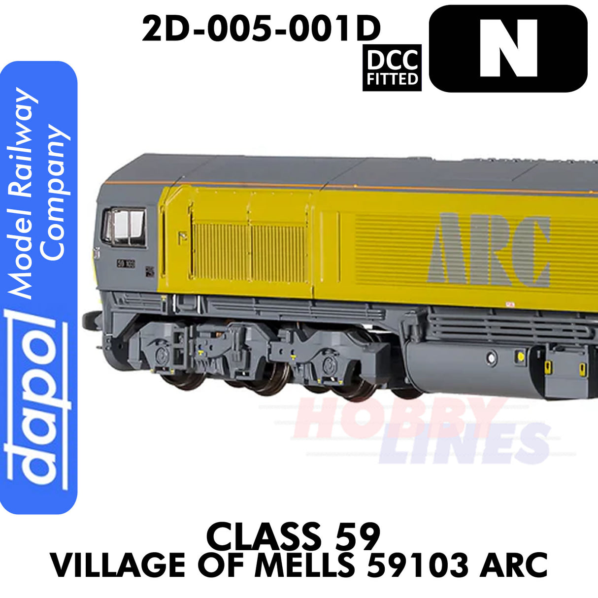 Class 59 Village Of Mells 59103 ARC - DCC Fitted | Dapol | 2D-005-001D