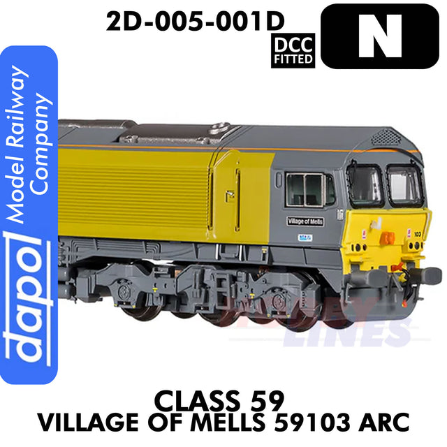 Class 59 Village Of Mells 59103 ARC - DCC Fitted | Dapol | 2D-005-001D