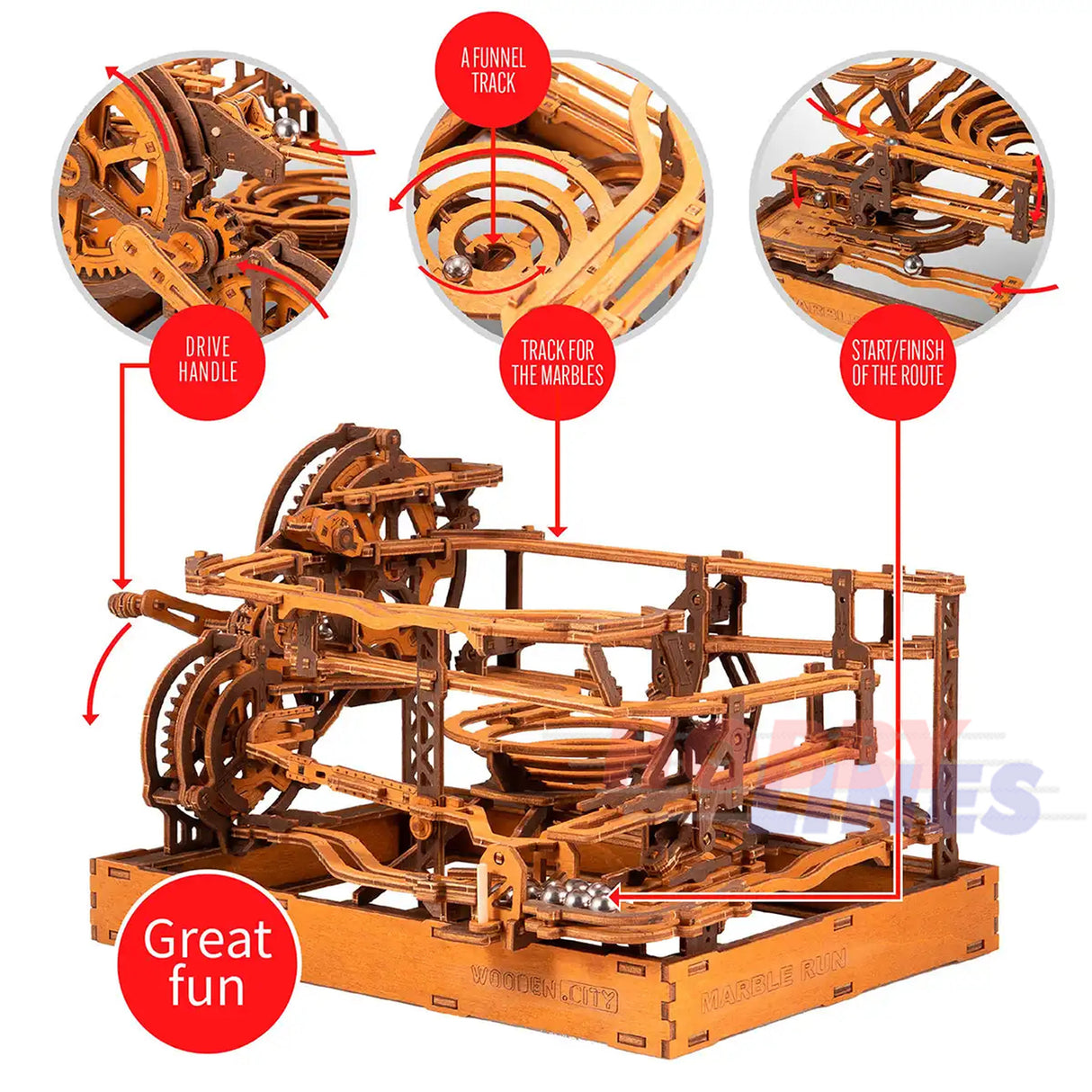Marble Run - 3D Puzzle | Wooden City | WR353