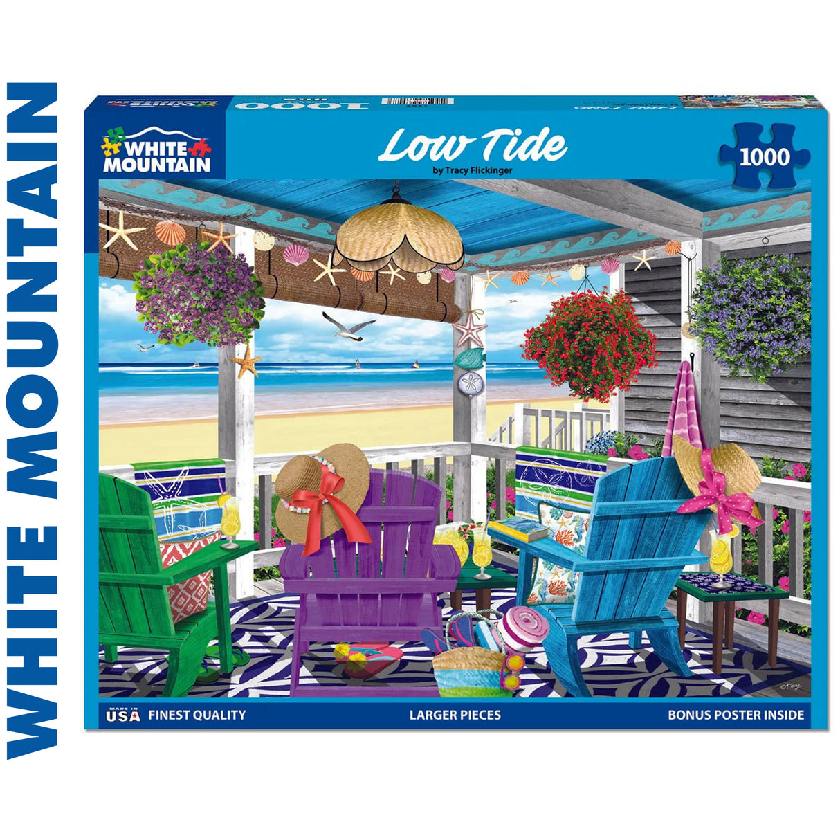 Low Tide - 1000pc Puzzle | White Mountain | 1989pz