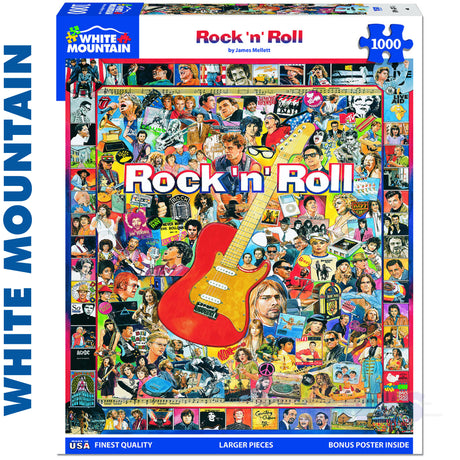 Rock 'n' Roll 1000 Piece Jigsaw Puzzle 409