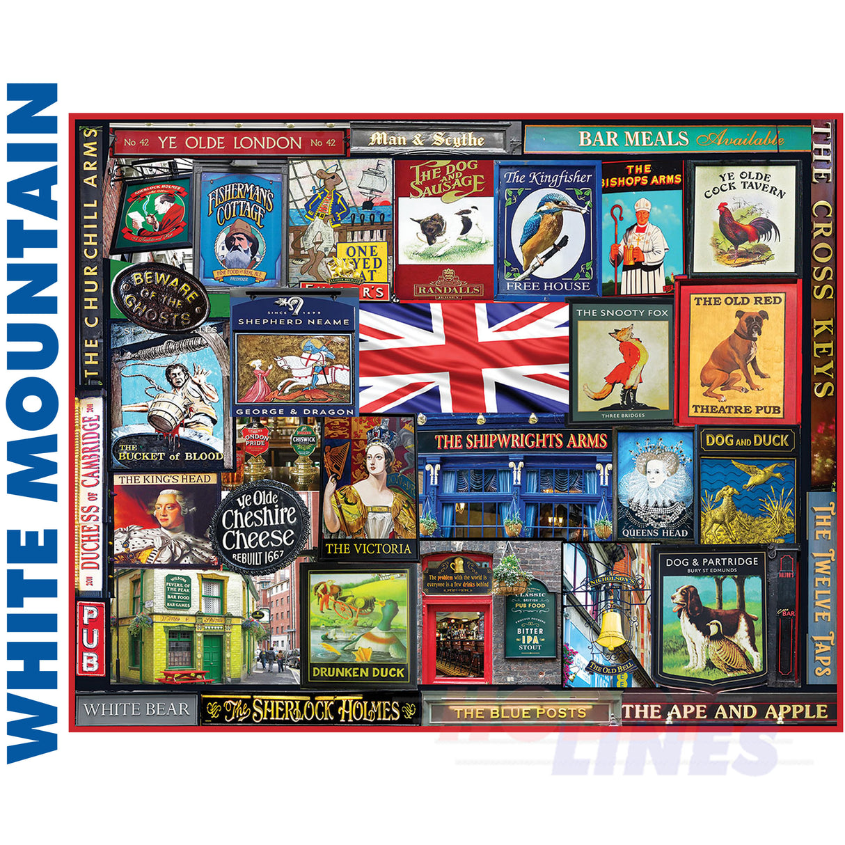 British Pubs 1000 Piece Jigsaw Puzzle 1763