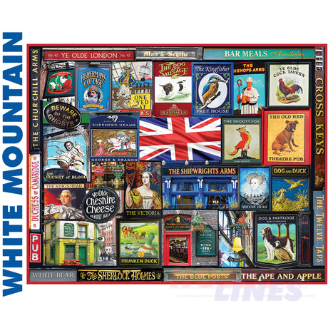 British Pubs 1000 Piece Jigsaw Puzzle 1763