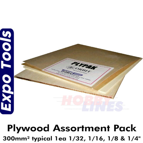 Plywood assortment pack  | Expo Tools | BW001070