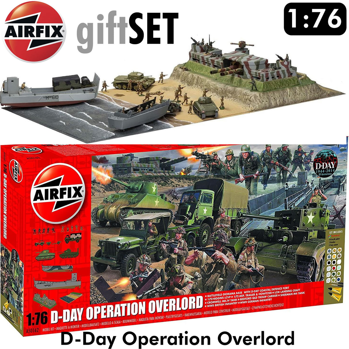 D-Day Operation Overlord Gift Set | Airfix | A50162A