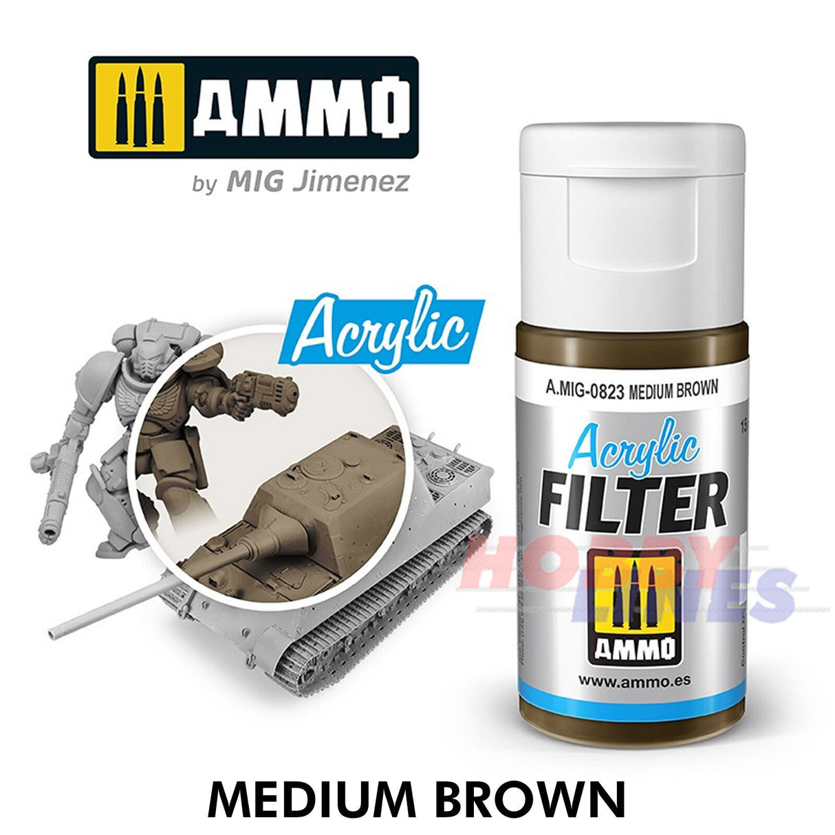 Ammo ACRYLIC FILTER 15ml Full Range of 30 Filter Colours Mig Jimenez
