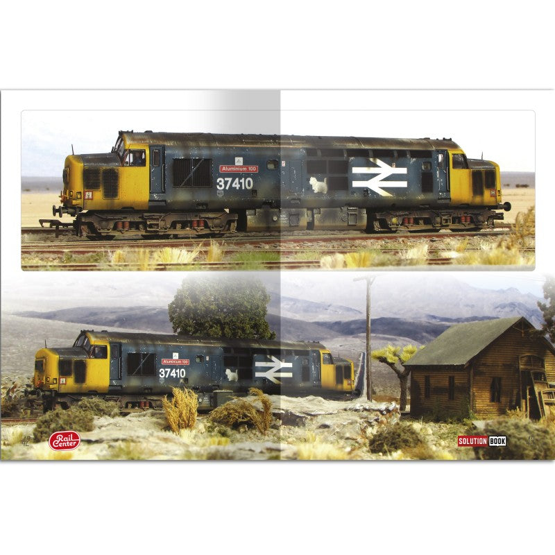 Rail Center - Solution Book 03 - How to Weather British Trains (Eng, Cast, Français, Deutsch) | Ammo by Mig Jimenez | MIGR1302