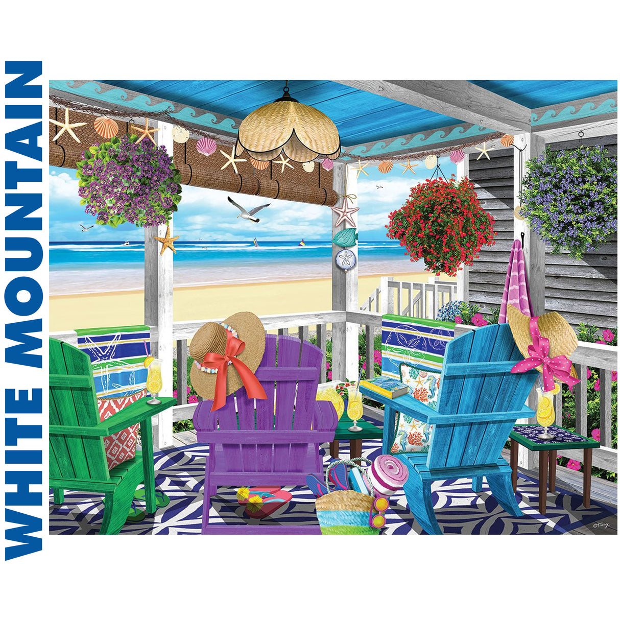 Low Tide - 1000pc Puzzle | White Mountain | 1989pz