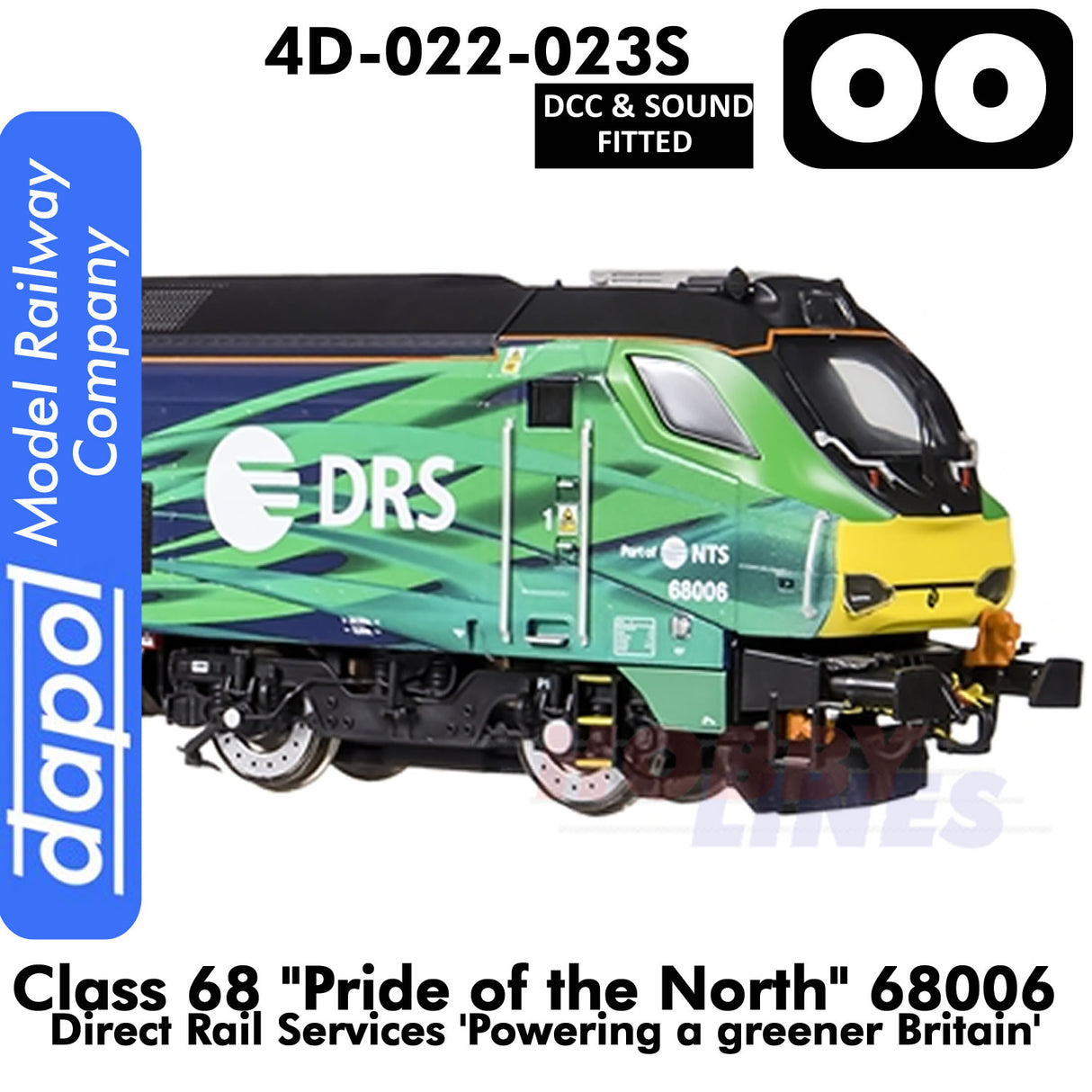 Class 68 - Pride of the North 68006 | Daol |  4D-022-023S