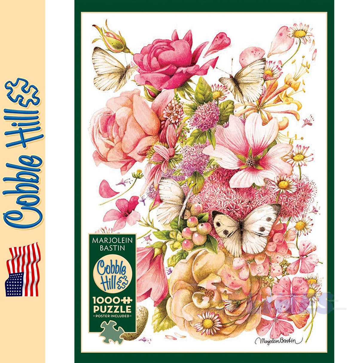 Bastin Bouquet Cobble Hill puzzle 1000pc CH40088