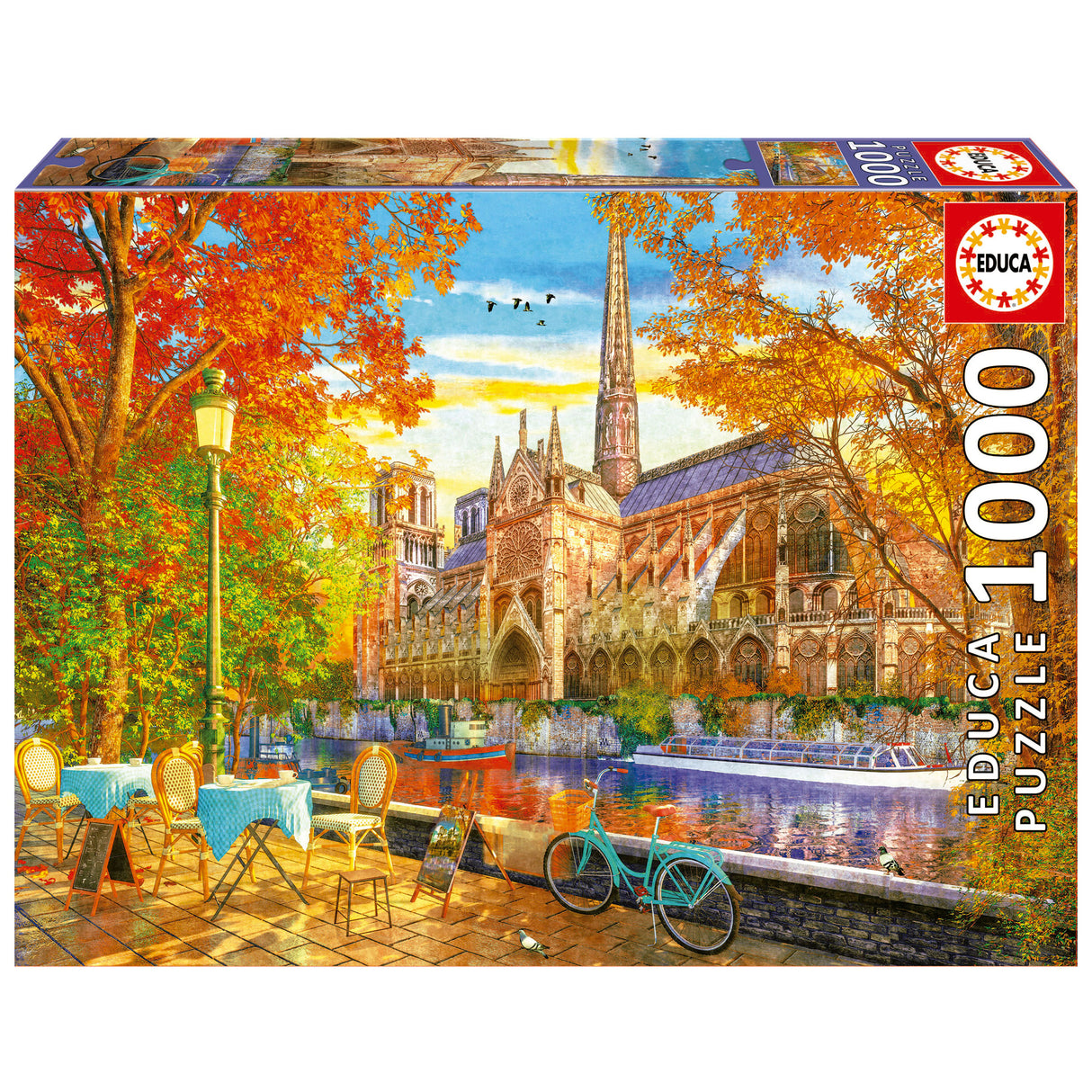 Notre Dame in Autumn 1000pc Jigsaw Puzzle | Educa | 19936