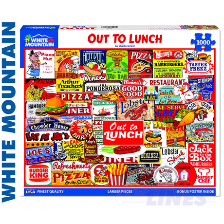 Out To Lunch 1000 Pieces jigsaw puzzle 1660