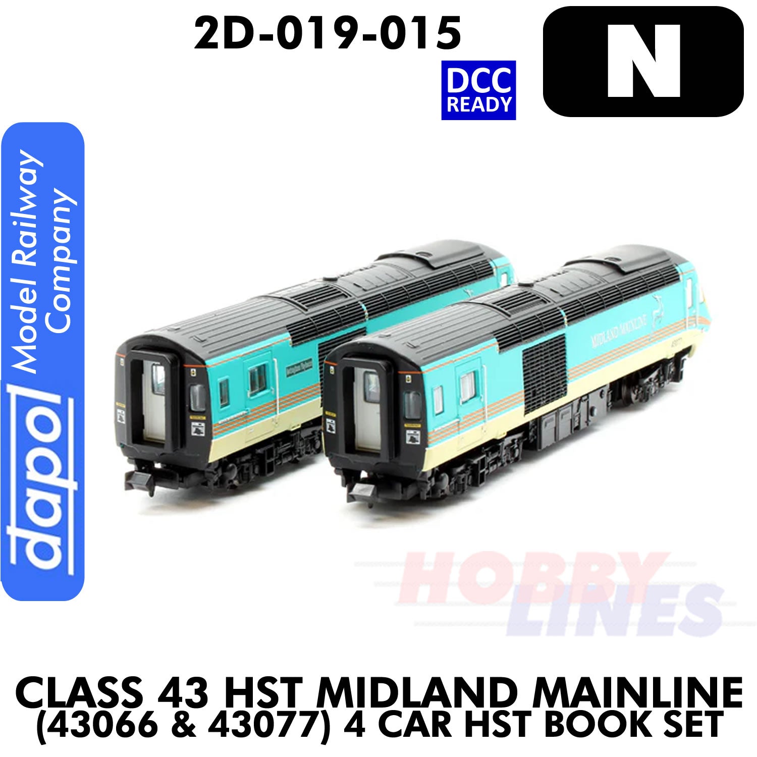 Class 43 HST Midland Mainline 43066 & 43077  | Dapol | 2D-019-015