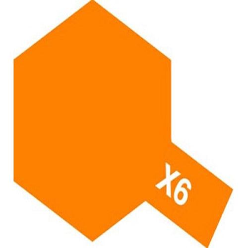 Acrylic Mini Paint - X-6 Orange | Tamiya | TM81506
