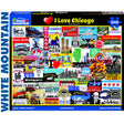 I LOVE CHICAGO 1000 pc super deluxe Jigsaw Puzzle WHITE MOUNTAIN 1529