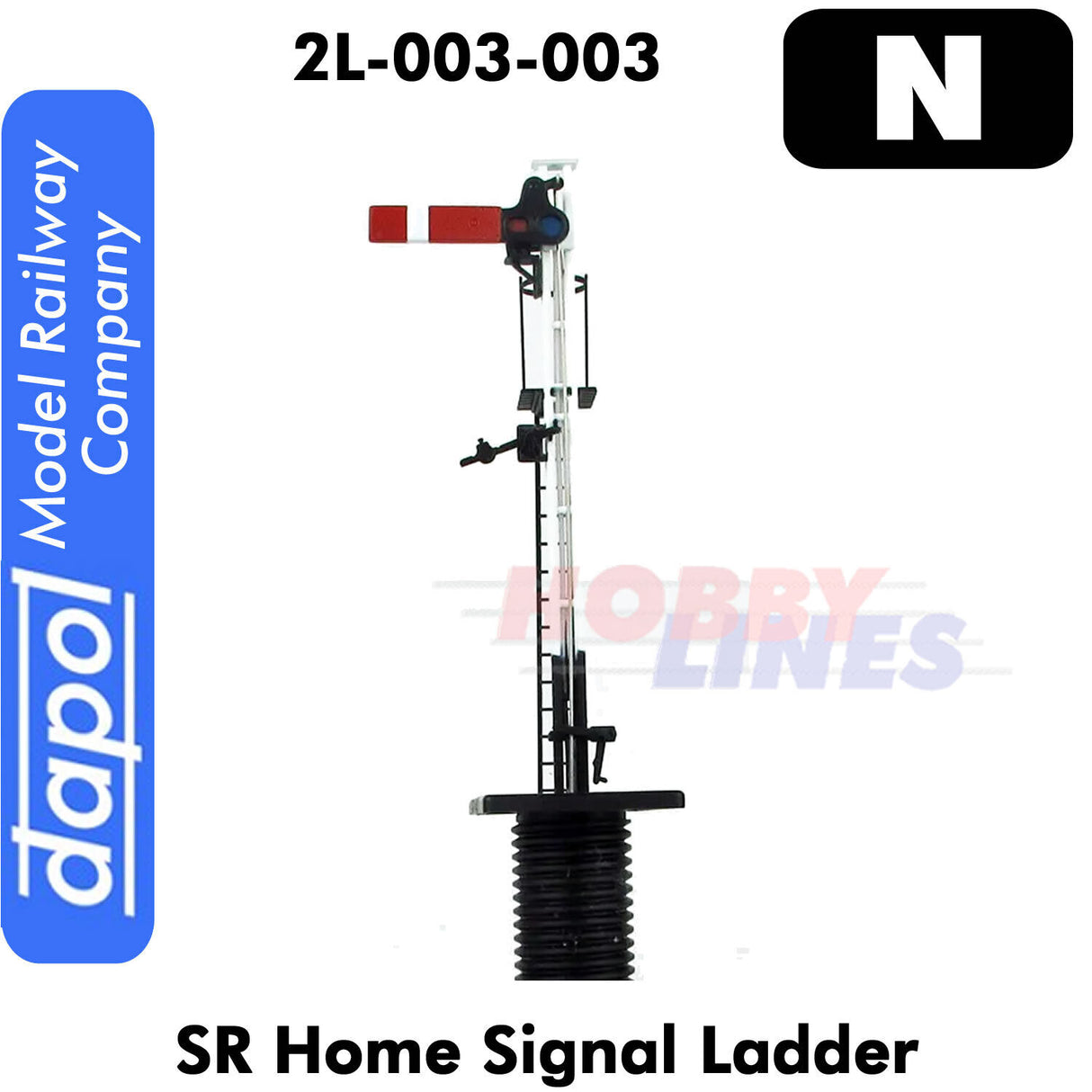 SIGNAL SR HOME Ladder Semaphore with LED Southern Railway N Dapol 2L-003-003