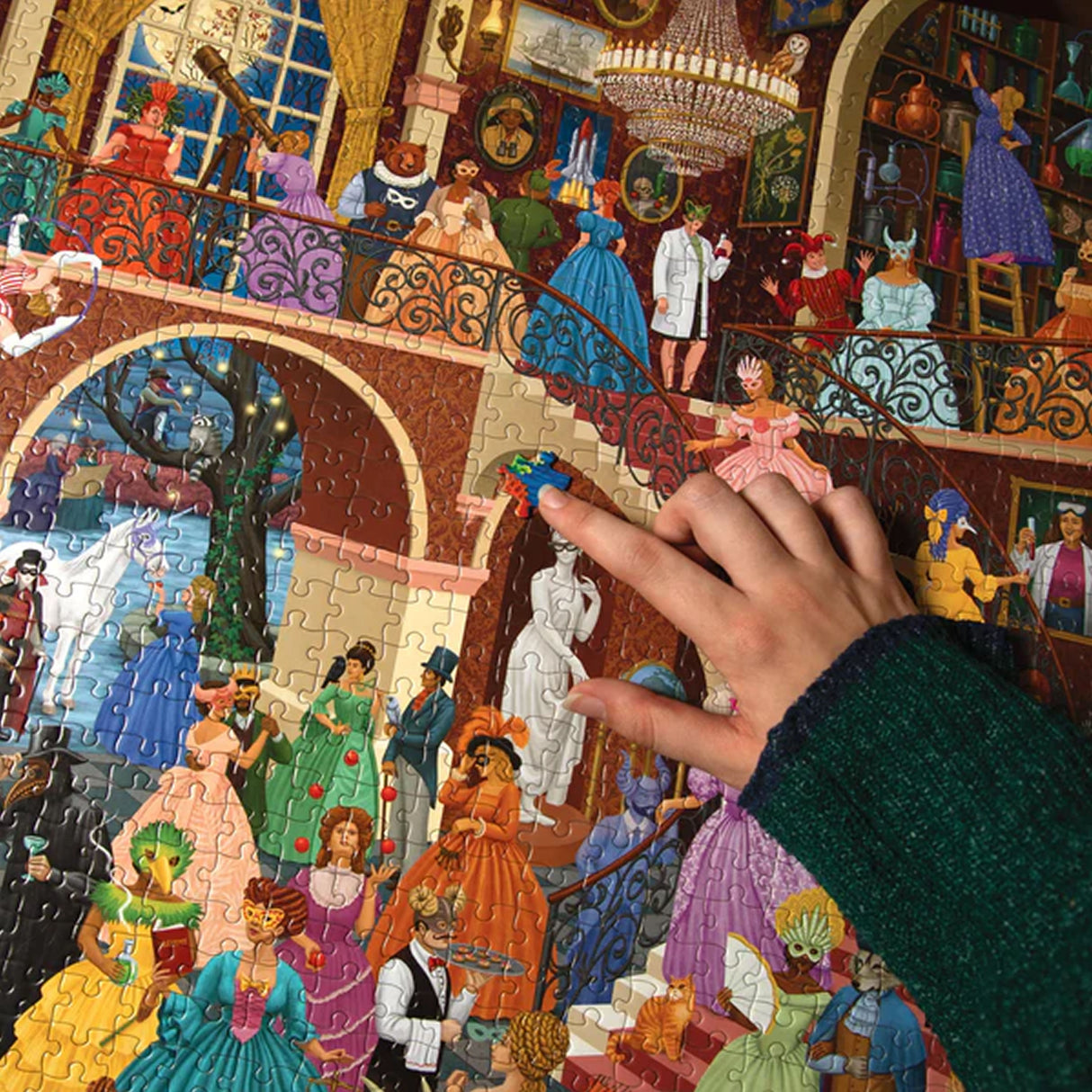 * Damaged Box * Alchemist's Masquerade - 1000pc Puzzle | eeBoo | PZT110