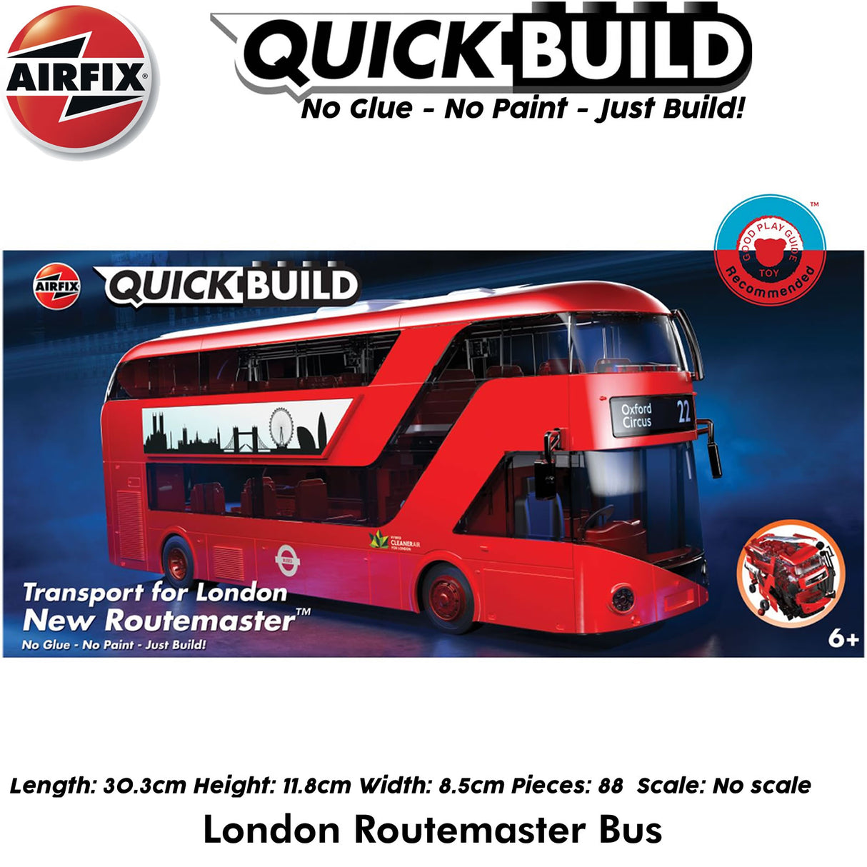 London Routemaster Bus - Model Kit | Airfix | J6050