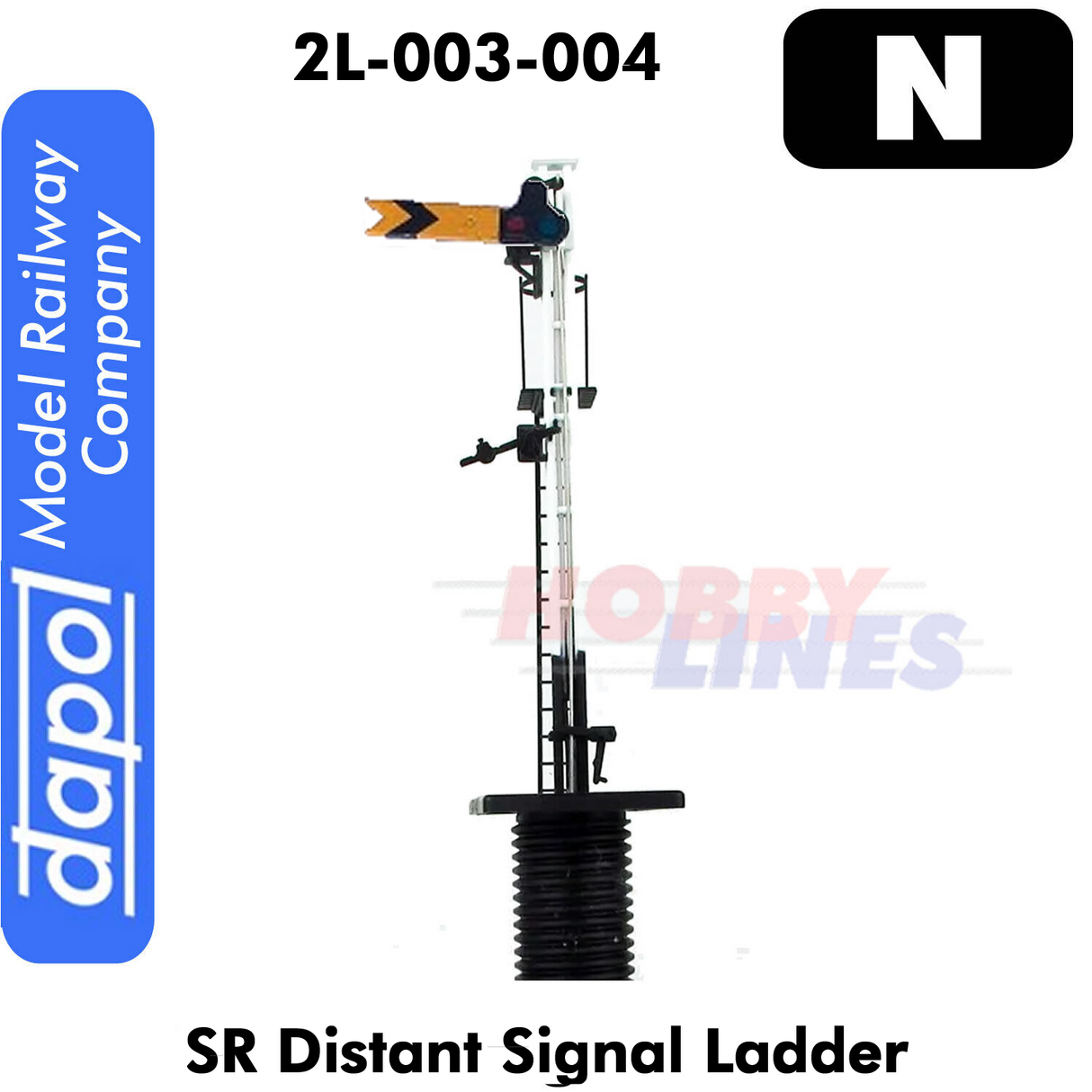 SIGNAL SR DISTANT Ladder Semaphore with LED Southern N Dapol 2L-003-004