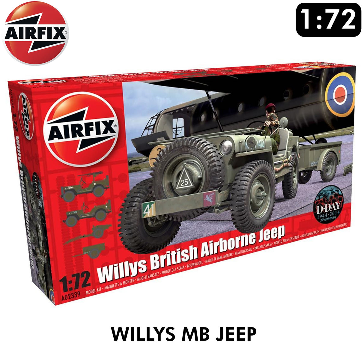 Willys Mb Jeep - Model Kit | Airfix |  A02399