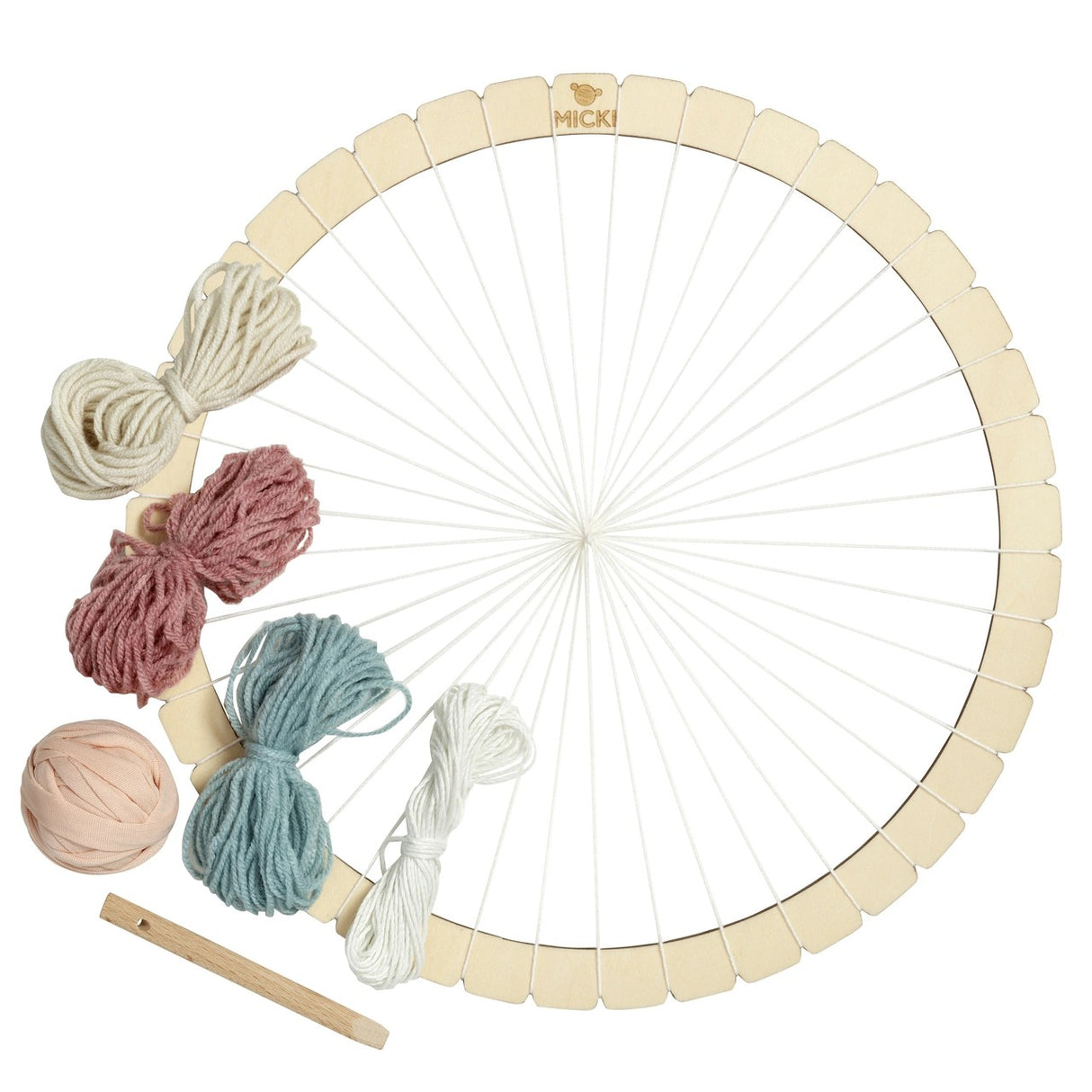 *Damaged Box* Weaving Frame Round - 30cm | Micki | 10-2235