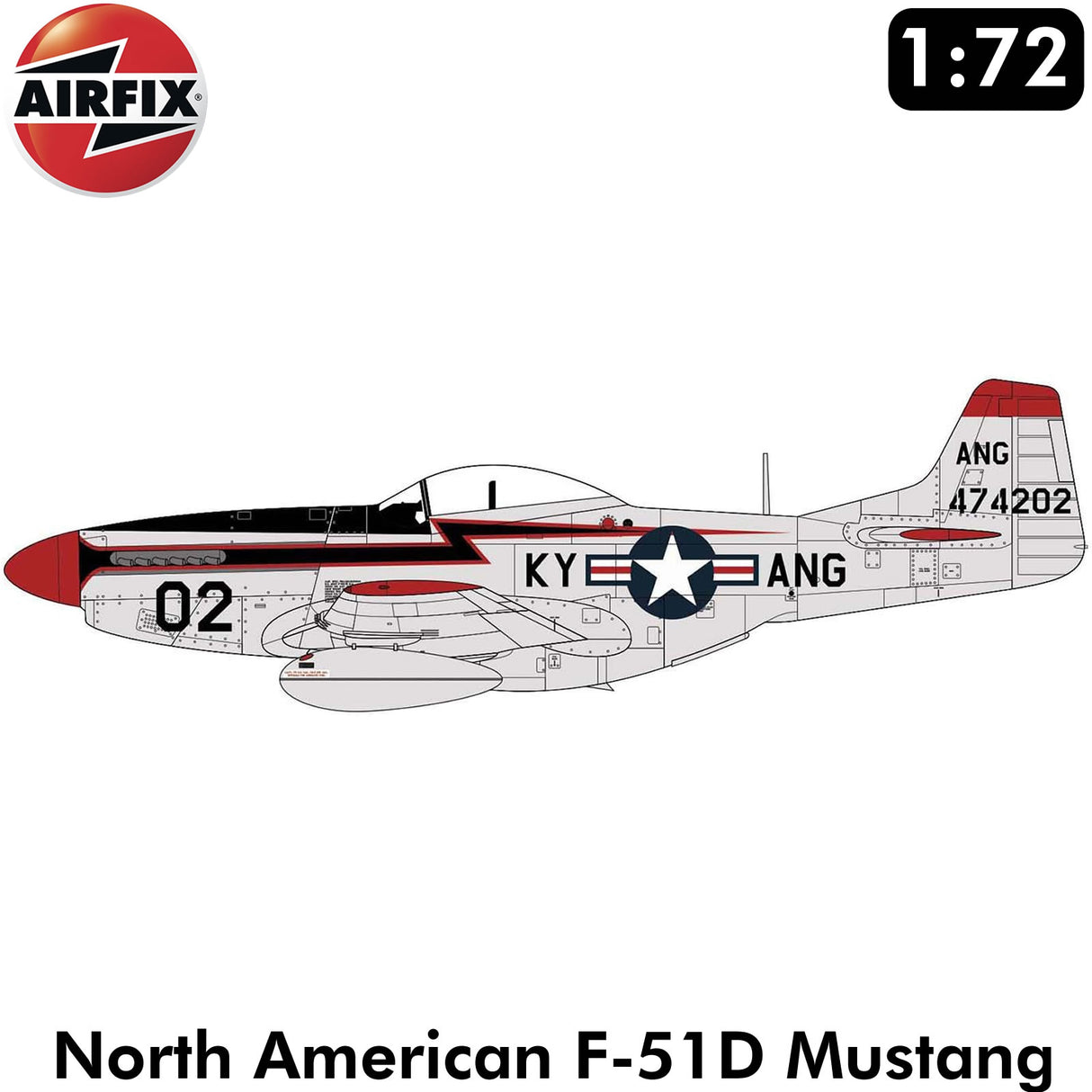 North American F-51D Mustang - Model Kit | Airfix | A02047A