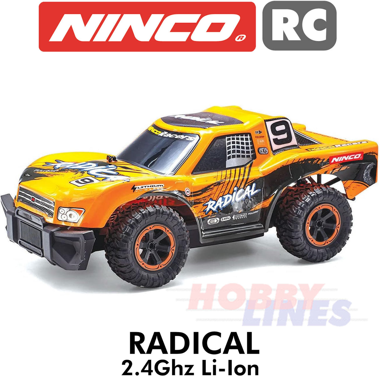 NINCO RADICAL 2WD Radio Control Racer Car Li-Ion battery power R2R Ready to Run
