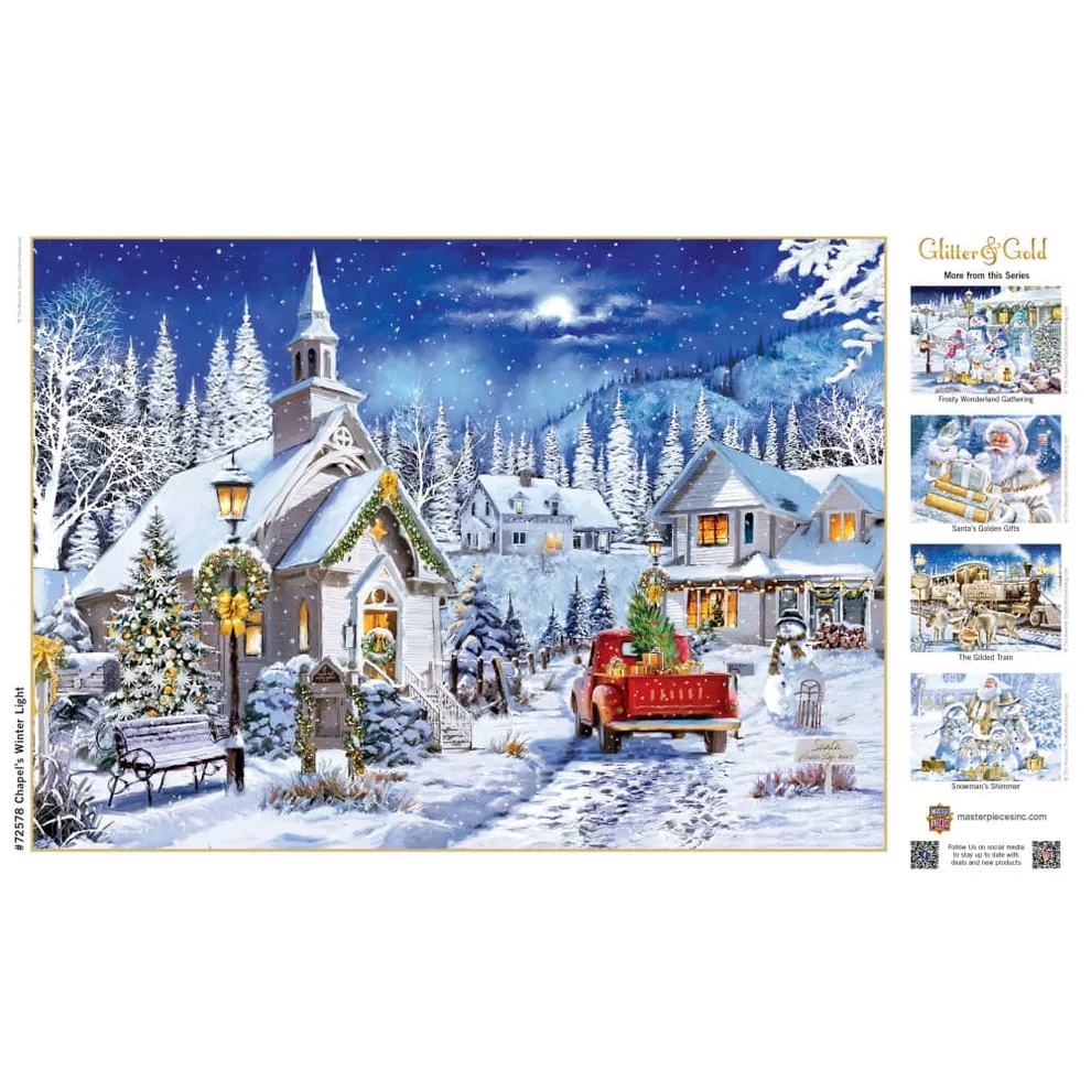 Chapel's Winter Light - 1000pc Puzzle | MasterPieces | MSP-72578
