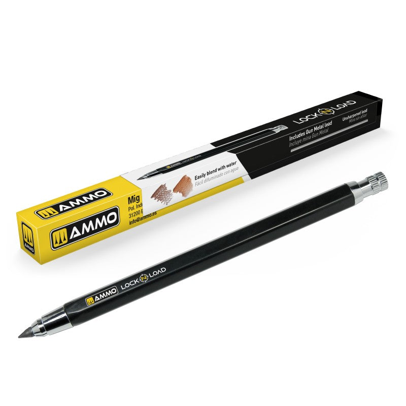 LOCK N LOAD - Weathering Rechargable Technical Pencil | Ammo by Mig Jimenez | MIG8313