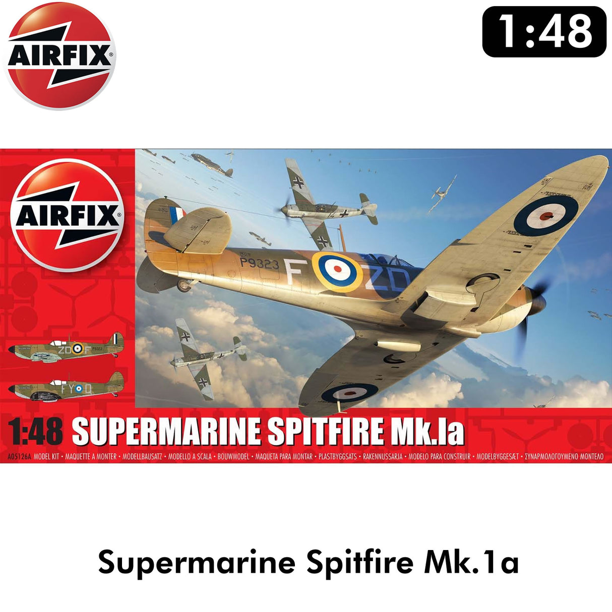 Supermarine Spitfire Mk.1a -Model Kit | Airfix |  A05126A