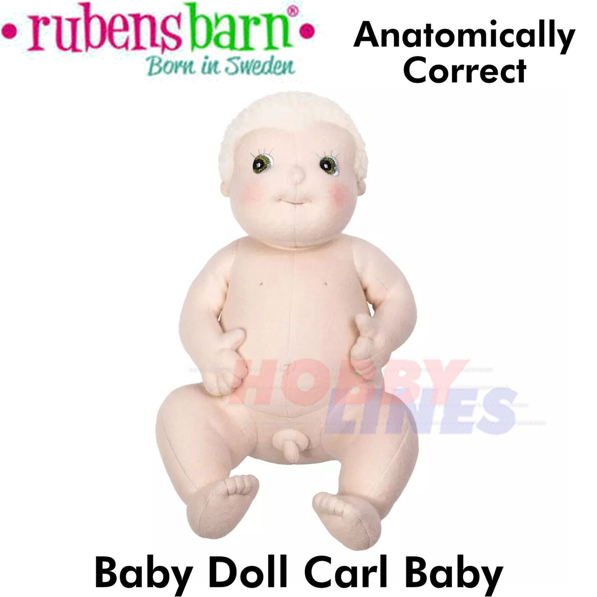 RUBENS BARN DOLL - CARL - 30-1212-00