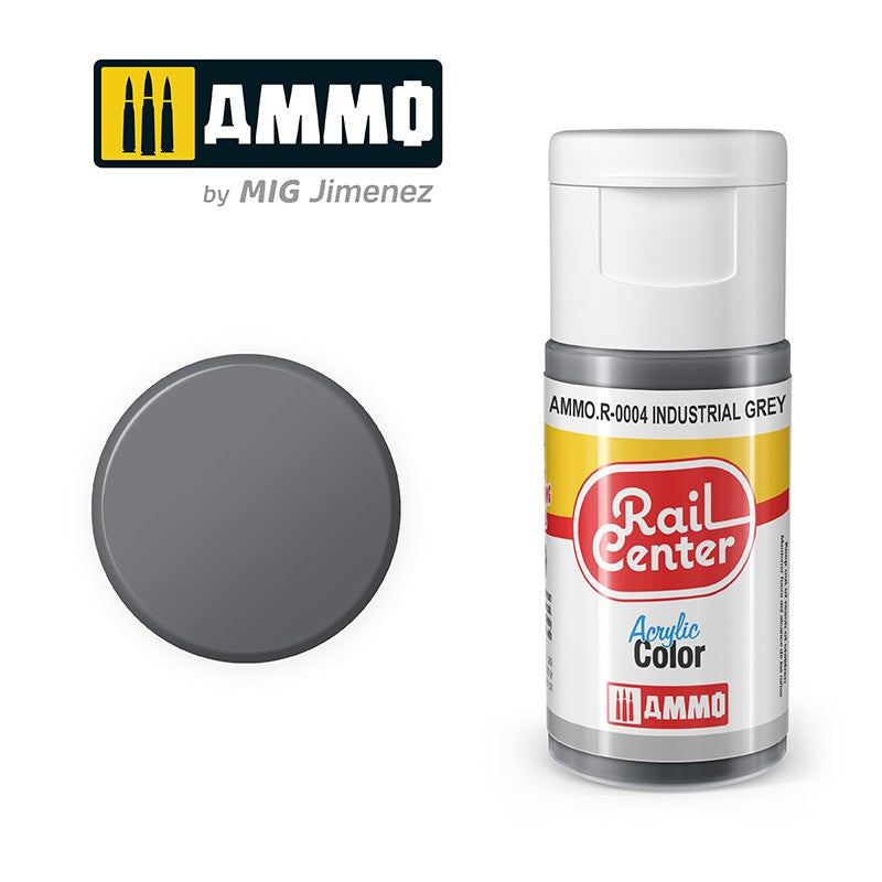 Rail Center - Industrial Gray - 15ml | Ammo by Mig Jimenez | MIGR0004