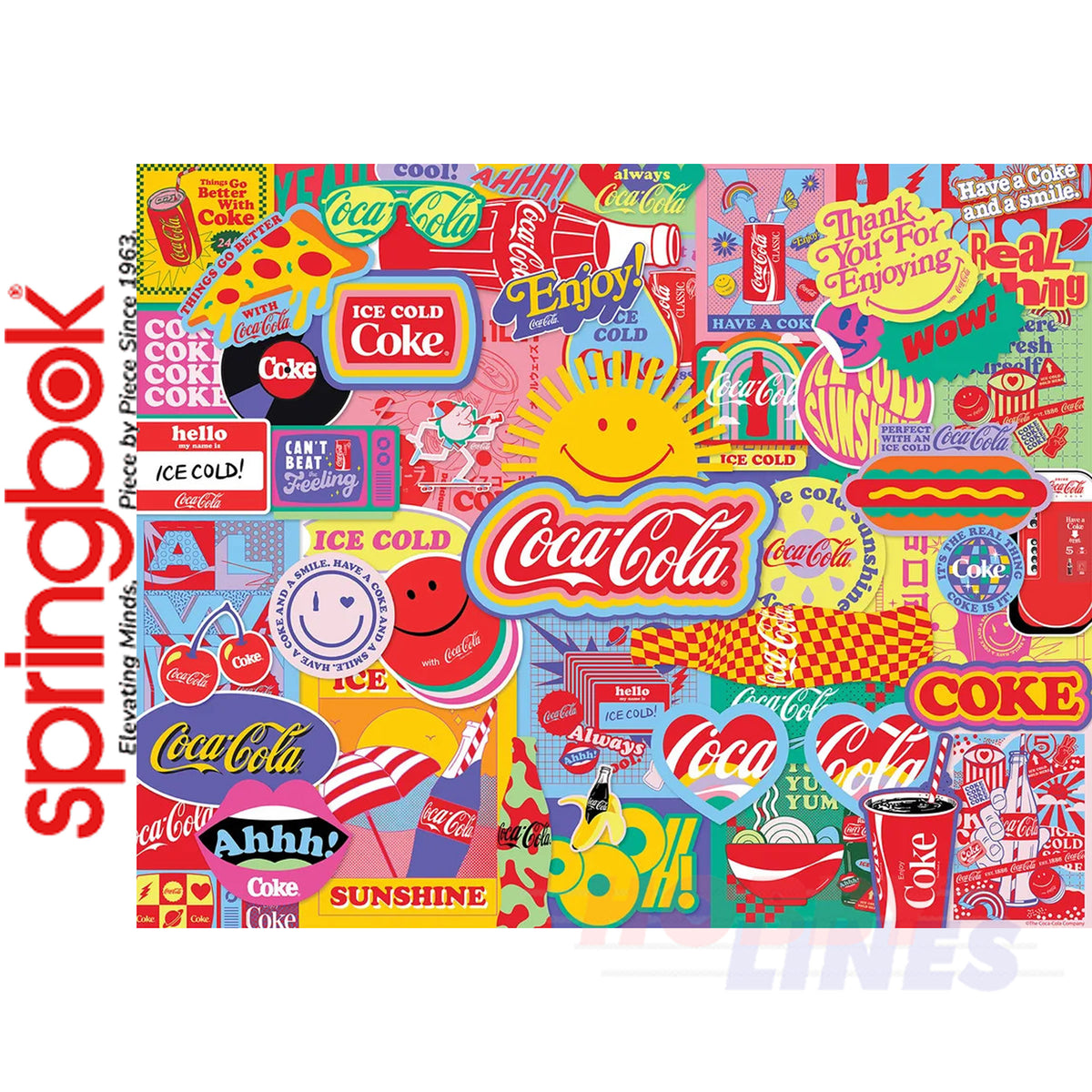 Coca-Cola Pop Art 1000 Piece Jigsaw Puzzle | Springbok | SB33-11145