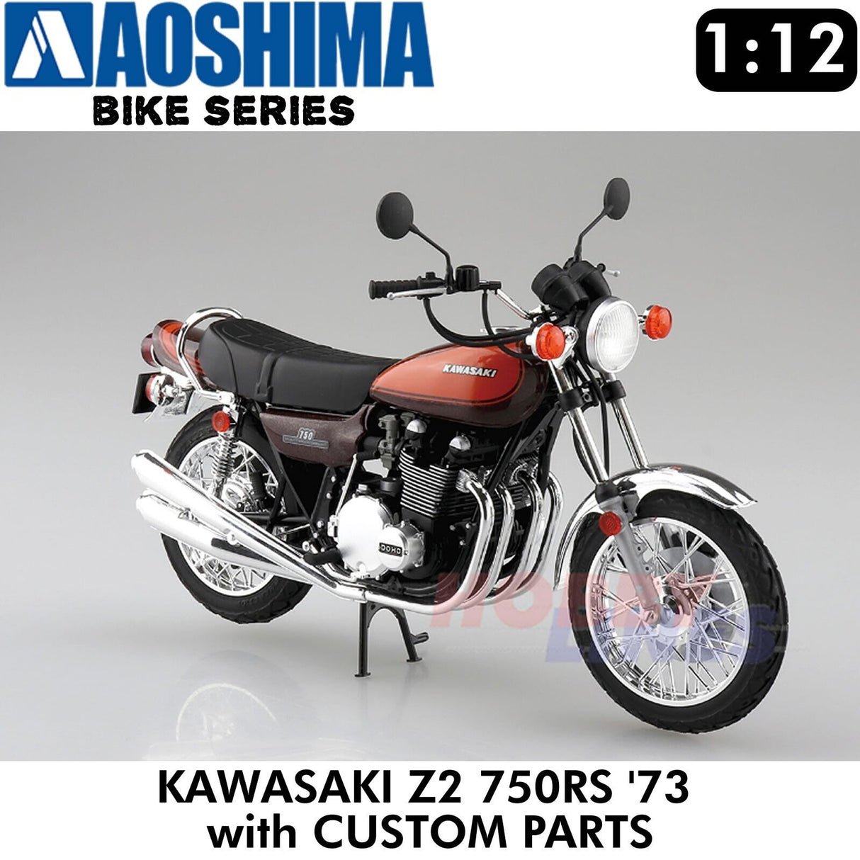 Kawasaki Z2 750RS '73 Custom Parts 1:12 motircycle kit Aoshima 06531