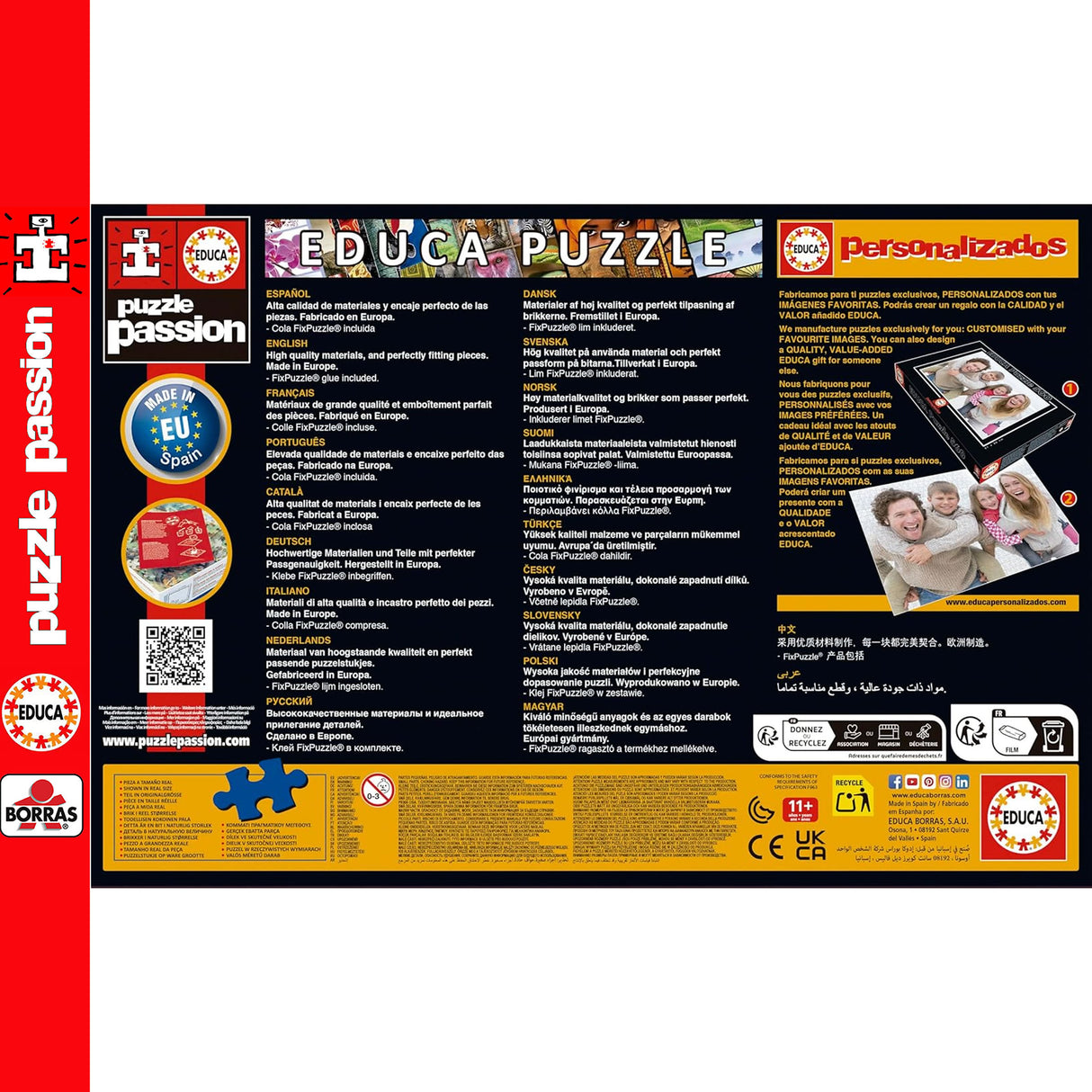 Educa TEDDY BEARS 500pc Super Deluxe Jigsaw Puzzle Toys & Games 20242