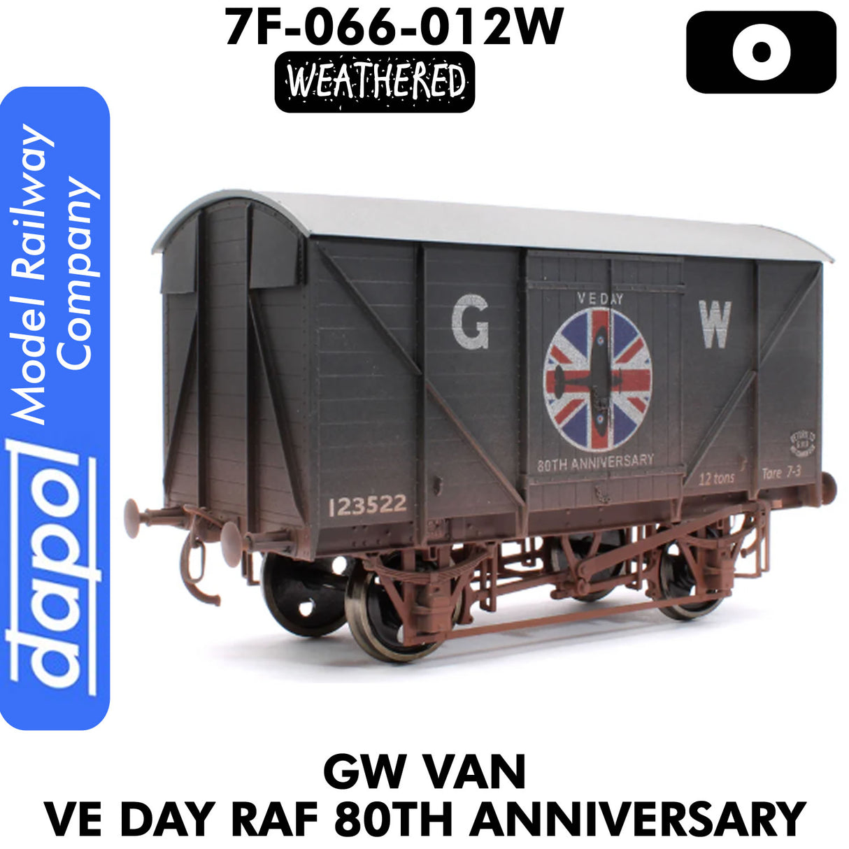 GW Van VE DAY Royal Air Force 80th ANNIVERSARY WEATHERED 1:43 O Dapol 7F-066-011