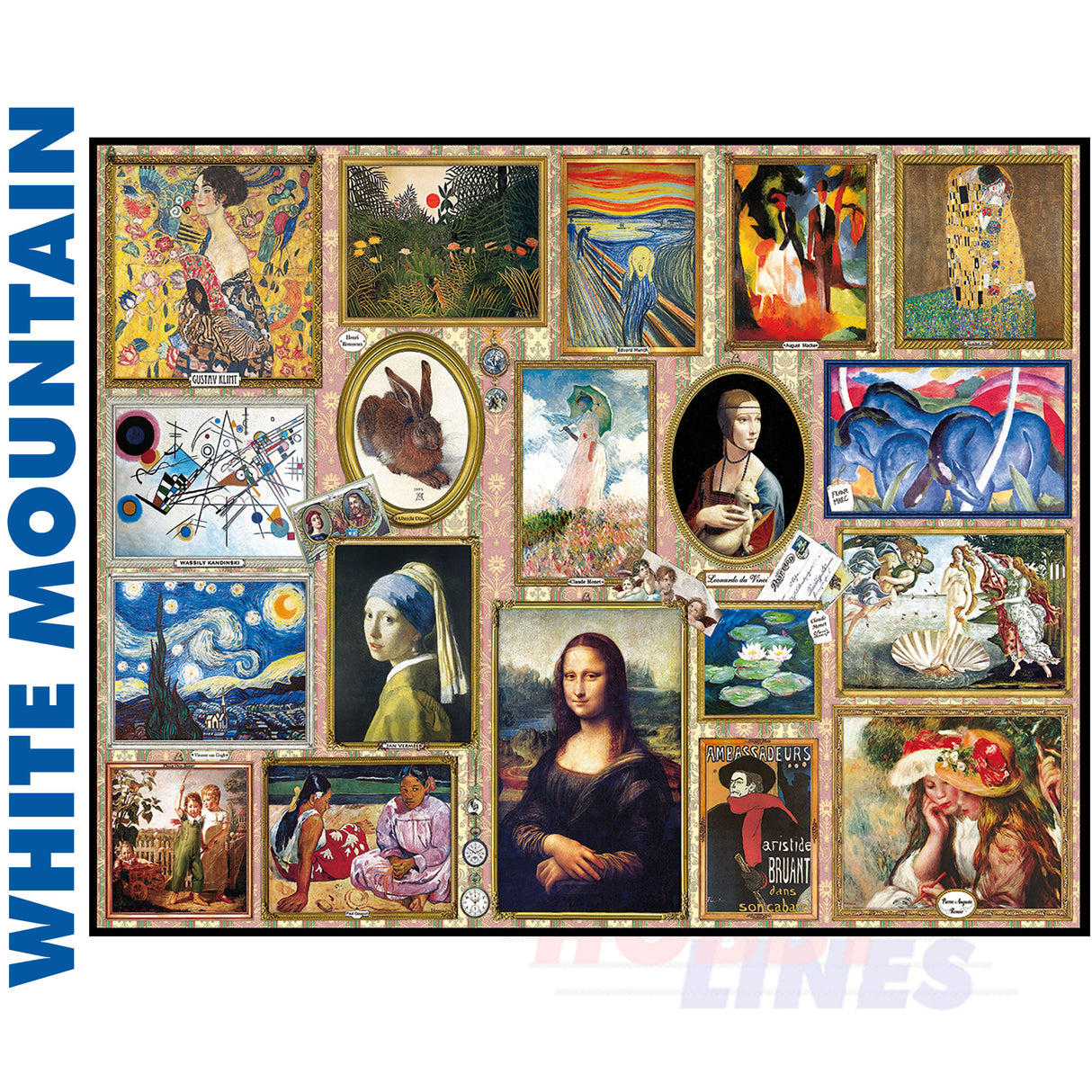 Great Paintings (1345pz) - 1000 Piece Jigsaw Puzzle