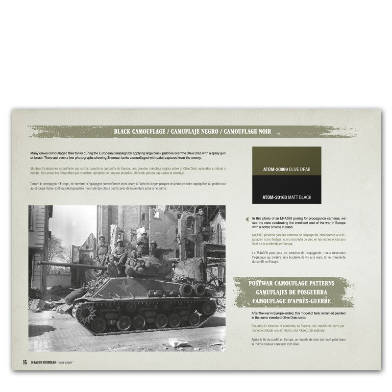 M4A3E8 SHERMAN "EASY EIGHT" - Visual Modelers Guide (English) | Ammo by Mig Jimenez | MIG6326