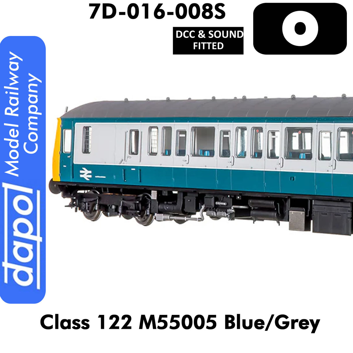 Class 122 M55005 - Blue / Grey  | Dapol | 7D-015-008S