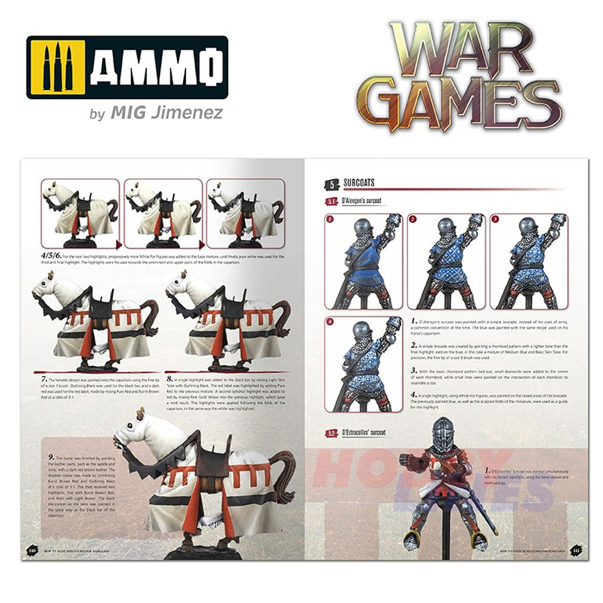 How to Paint MINIATURES for WAR GAMES Book 168 pages Ammo by Mig MIG6285