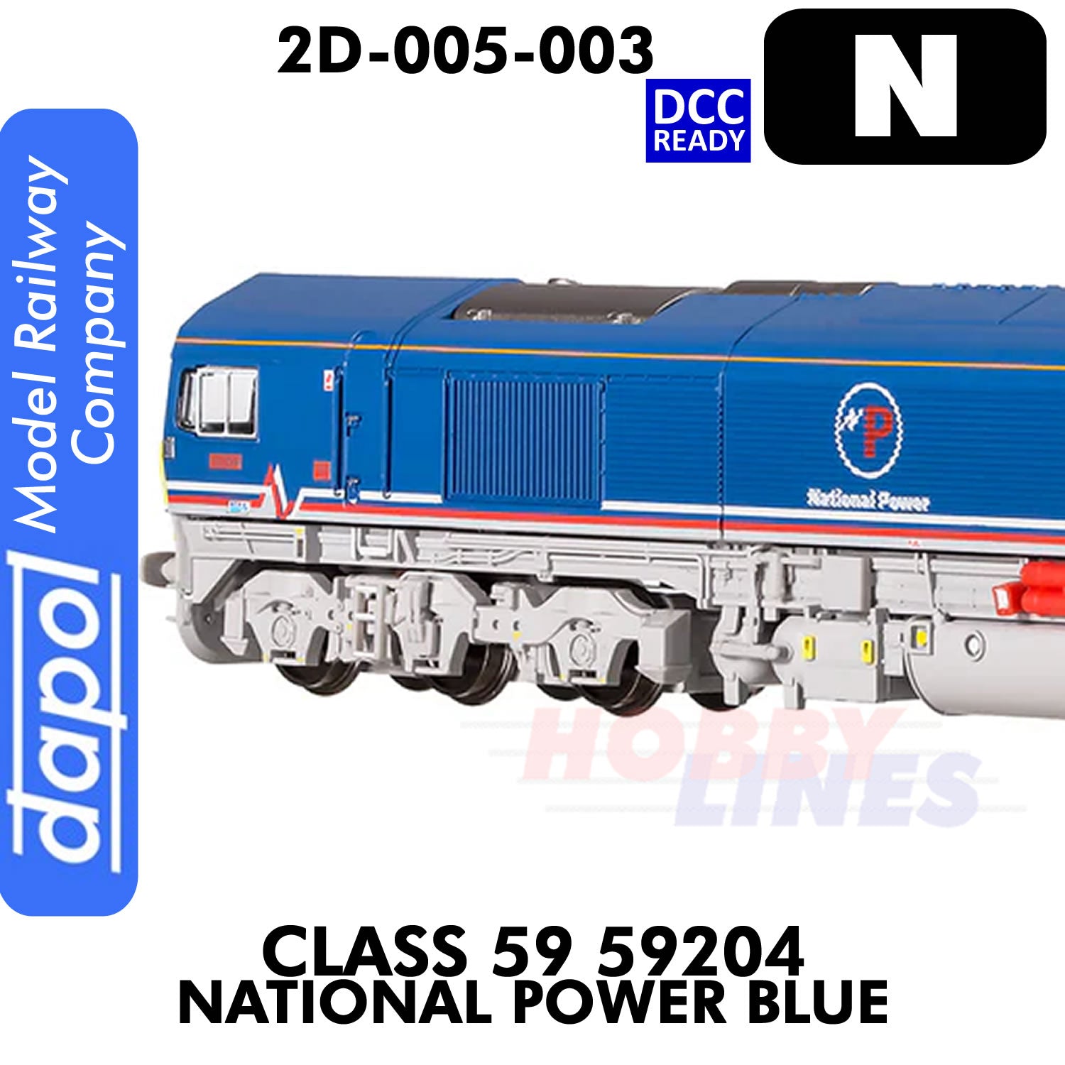 Class 59 John F Yeoman 59206  DB Schenker - DCC Ready | Dapol | 2D-005-002