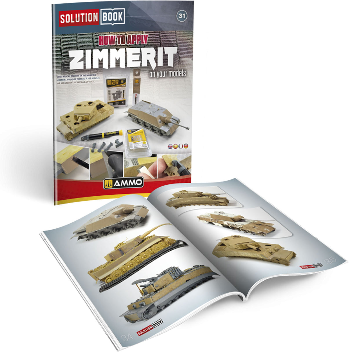 Solution Box Mini 31 - How to apply Zimmerit | Ammo by Mig Jimenez | MIG7906