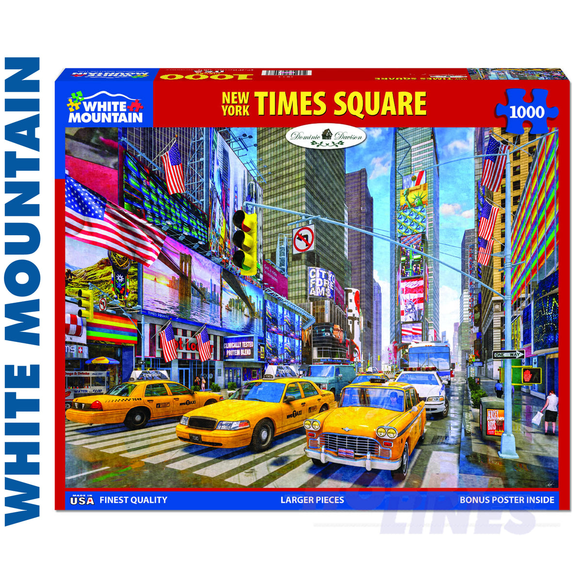 New York Times Square 1000 Piece Jigsaw Puzzle 1672 – Hobby-lines