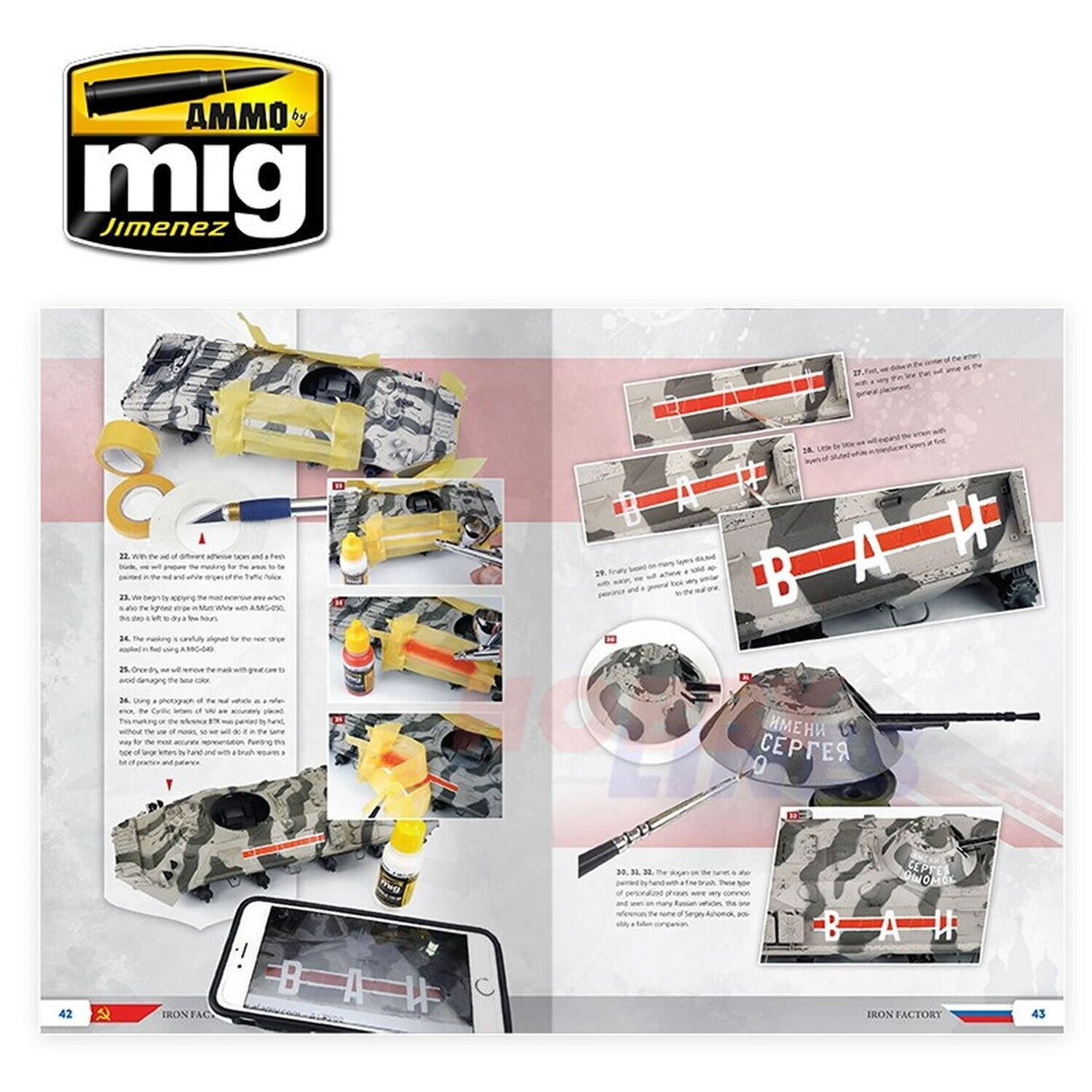 Weathering Special IRON FACTORY Book USSR Russia Ammo by Mig Jimenez MIG6104